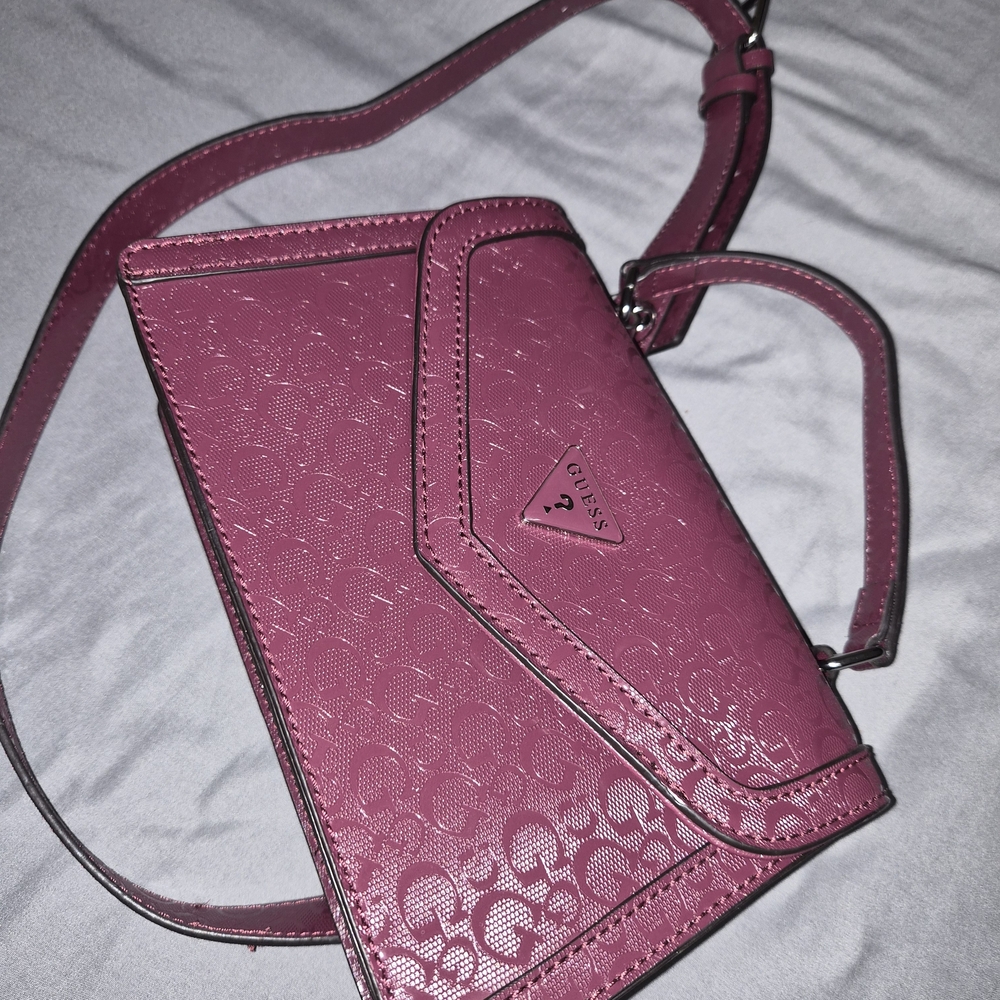 Guess Fuchsia Crossbody Bag